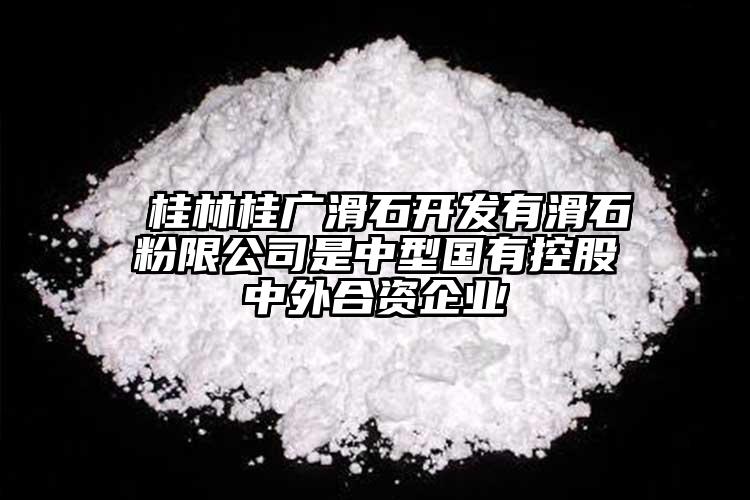  桂林桂广滑石开发有滑石粉限公司是中型国有控股中外合资企业