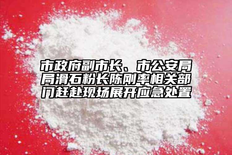 市政府副市长、市公安局局滑石粉长陈刚率相关部门赶赴现场展开应急处置